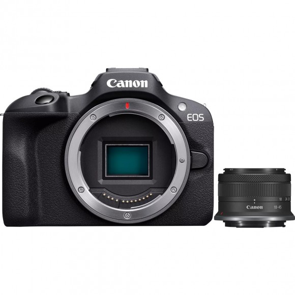 Canon R100 and RF-S 18-45mm F4.5-6.3 IS